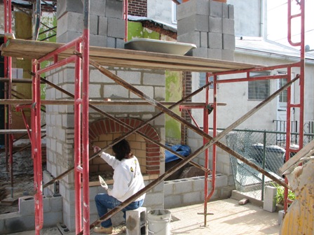 Manayunk, Outdoor Fireplace